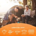 onlyfire Black Rocket Stove Portable Wood-Burning Camp Stove
