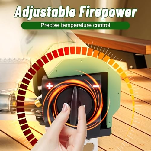 Orifesio Foldable Camping Stove 2600W Portable Butane Stove with Windshield and Storage Bag-2