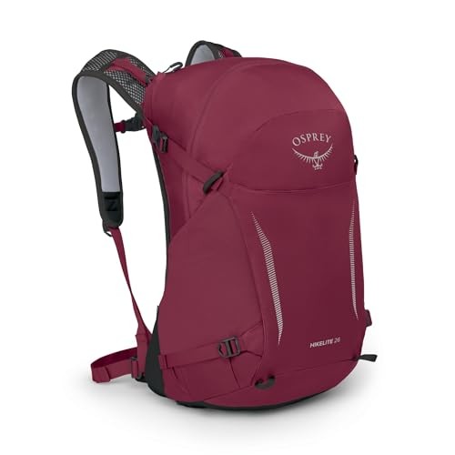 Osprey Hikelite 26L Unisex Backpack, Chameleon/Black, One Size