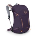 Osprey Hikelite 26L Unisex Backpack, Purple Ink/Purple Dusk/Cheddar Orange