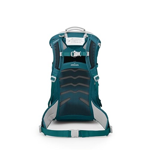 Osprey Poco Deluxe Child Carrier with built-in sunshade, AirScape suspension and washable drool pad, Deep Peyto-7
