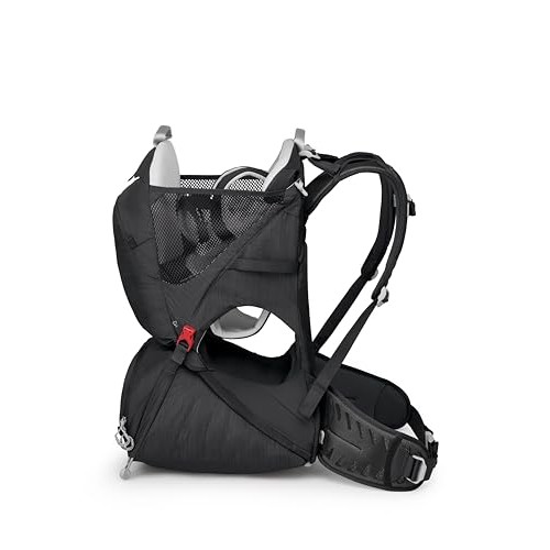 Osprey Poco Deluxe Child Carrier with Built-in Sunshade, Black-5