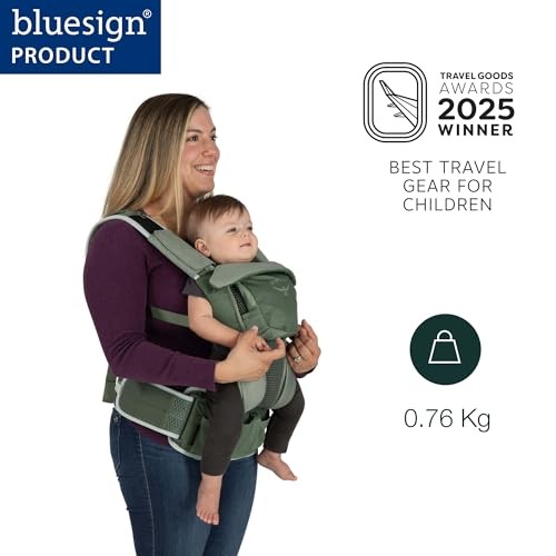 Osprey Poco Deluxe Child Carrier, Koseret Green-1