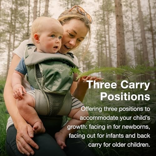 Osprey Poco Deluxe Child Carrier, Koseret Green-2