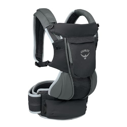 Osprey Poco Deluxe Child Carrier, Black & Grey-1