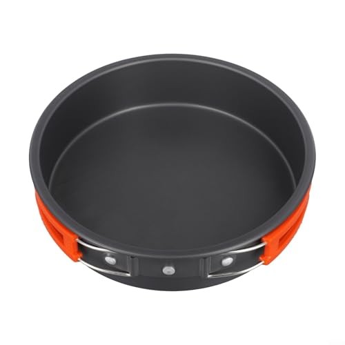 CookiBlend Small Camping Frying Pan with Foldable Handle-7