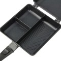 NGT Outdoor Cooking Frying Pan with Non-Stick Coating, Dual-Pan Design and Magnetic Connecting Handles