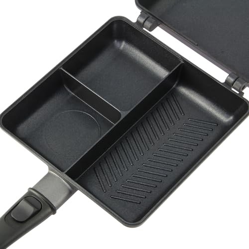 NGT Outdoor Cooking Frying Pan with Non-Stick Coating, Dual-Pan Design and Magnetic Connecting Handles-1