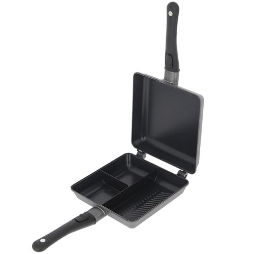 NGT Outdoor Cooking Frying Pan with Non-Stick Coating, Dual-Pan Design and Magnetic Connecting Handles-2