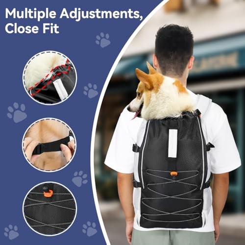 Pawaboo Dog Backpack Carrier for Small and Medium Dogs, XS-2