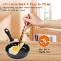 Pence & Moon Collective Mini Frying Pan, 12 cm, non-stick, for induction hob and gas stove