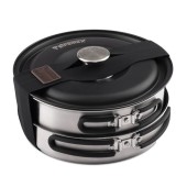 Petromax Dimego ceramic-coated cookware pot set with pan