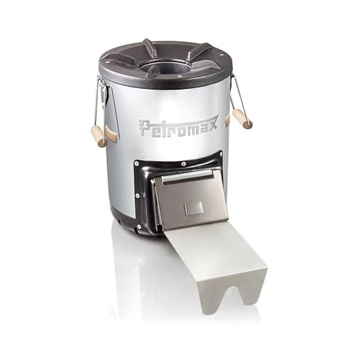 Petromax Rocket Oven Stove fs 33, Silver, Standard Size-2