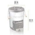 Petromax Rocket Oven Stove fs 33, Silver, Standard Size