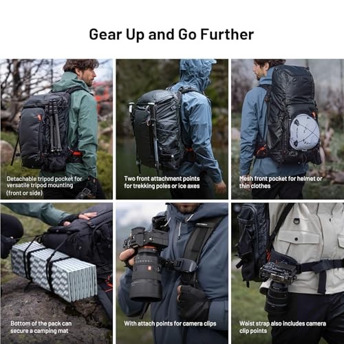 PGYTECH OnePro Flex 50L+ Camera Insert Bag L, Black-8