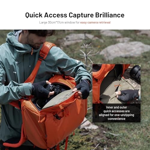 PGYTECH OnePro Flex 50L Camera Backpack with M Insert Bag-4