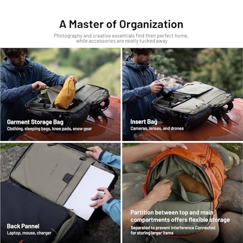 PGYTECH OnePro Flex 50L Camera Backpack with M Insert Bag-7