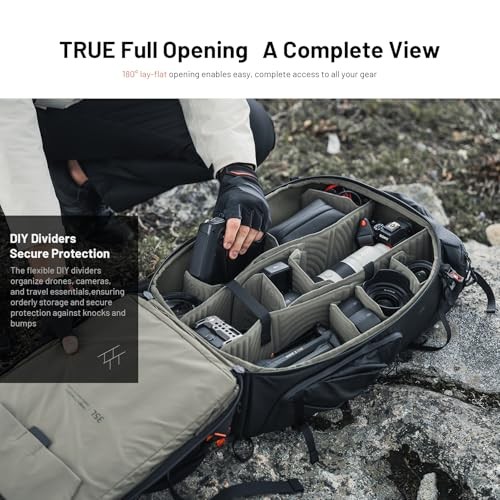 PGYTECH OnePro Focux 35L Camera Hiking Backpack, Black-3