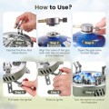 Makdly Portable Camping Stove 11000W with Piezo Ignition and EVA Carry Case