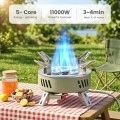 Makdly Portable Camping Stove 11000W with Piezo Ignition and EVA Carry Case