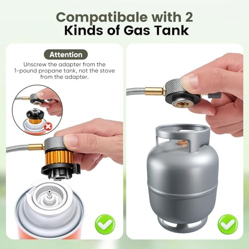Makdly Portable Camping Stove 11000W with Piezo Ignition and EVA Carry Case-4