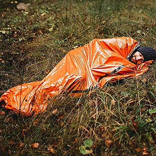 Esteopt Portable Emergency Sleeping Bag, Reusable Survival Bivvy Sack, 1 Pack-3