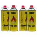 OptiProducts Portable Gas Camping Stove with Carry Case, Automatic Ignition and Heat Control, 4 Burner