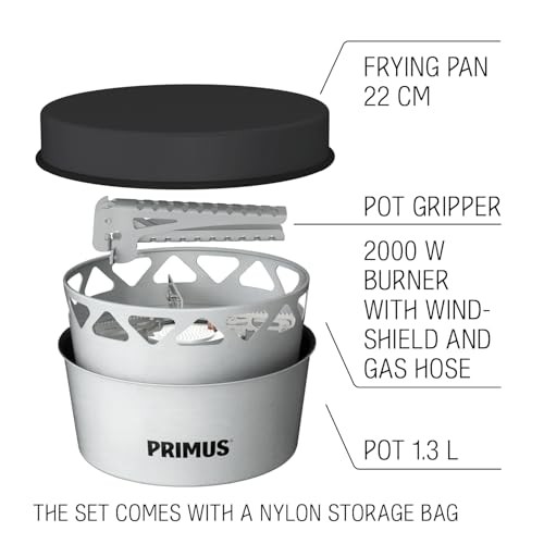 Primus Essential Camping Stove Set with 1.3 L Pot-2