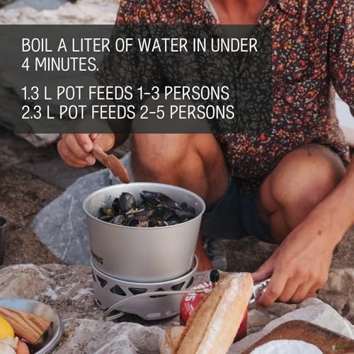 Primus Essential Plus Camping Stove Set with 1.3 L LiTech Pot-6