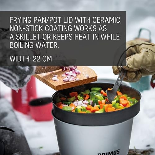 Primus Essential Plus Camping Stove Set with 1.3 L LiTech Pot-9