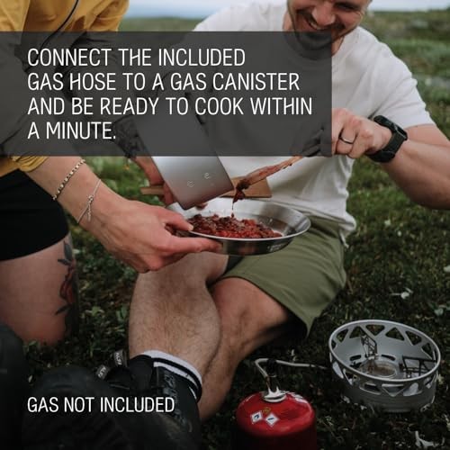 Primus Essential Plus Camping Stove Set with 2.3 L LiTech Pot-5