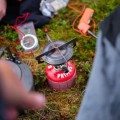 Primus Mimer Kit II camping cooking set with gas stove, 2 pots, frying pan and pot gripper