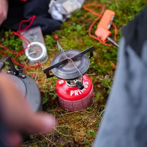 Primus Mimer Kit II camping cooking set with gas stove, 2 pots, frying pan and pot gripper-1