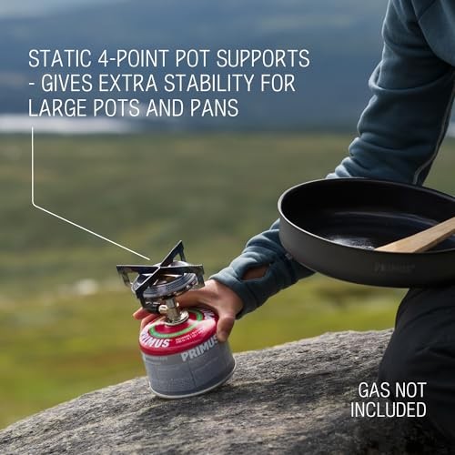 Primus MimerStove Gas Camping Stove, Silver, Standard Size-3