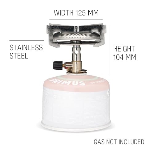 Primus MimerStove Gas Camping Stove, Silver, Standard Size-7