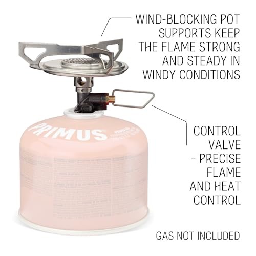 Primus Essential Trail Portable Gas Stove with Piezo Igniter, 2500 W-2