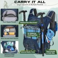 RAINSMORE Hydration Backpack, 18L with 2L Hydration Bladder and Rain Cover
