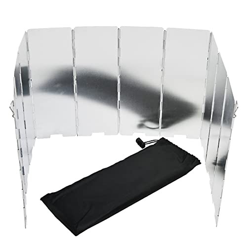 RAM ONLINE Camp Camping Stove Windshield, aluminium, compact folding-5