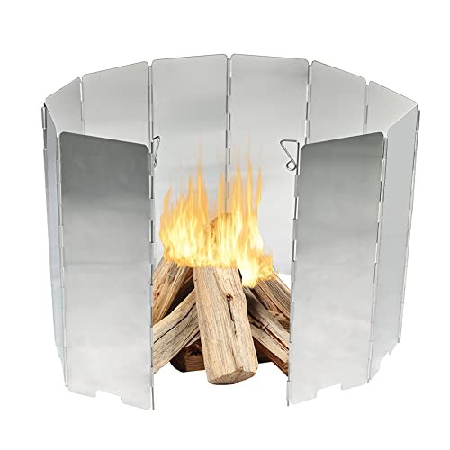 RAM ONLINE Camp Camping Stove Windshield, aluminium, compact folding