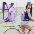 Nepest Rave Hydration Pack Backpack with 2L Bladder, Holographic Purple