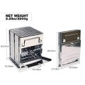 REDCAMP Large Stainless Steel Wood Burning Camping Stove