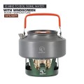 REDCAMP Mini Spirit Burner Brass Alcohol Stove, Green
