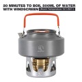 REDCAMP Mini Spirit Burner Brass Alcohol Stove, Silver