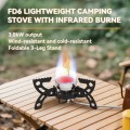 REDSUN FD6 Portable Infrared Gas Stove, FD6-BK + EVA Bag