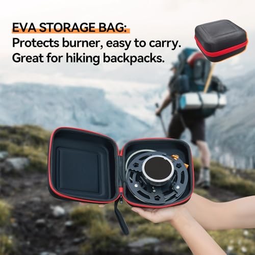 REDSUN FD6 Portable Infrared Gas Stove, FD6-BK + EVA Bag-4