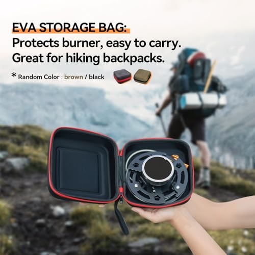 REDSUN FD6 Portable Infrared Gas Stove, FD6-BK + EVA Bag-5