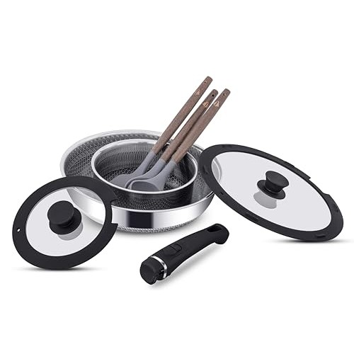 INTIGNIS Pro Set 8-Piece Removable Handle Cookware Set-7
