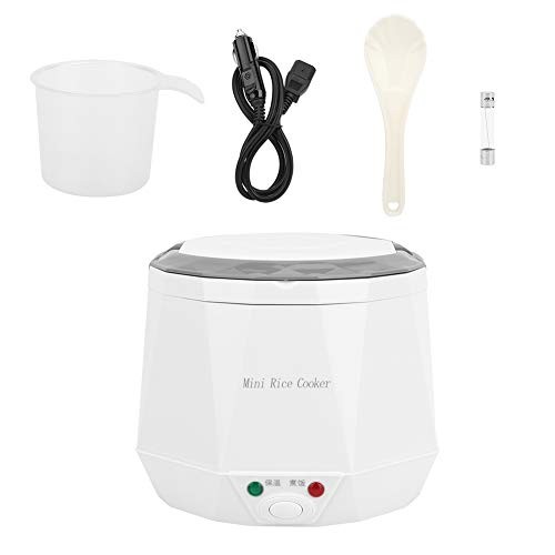 Riuulity 1.6L Portable Car Rice Cooker with Non-Stick Coating and Steaming Plate-5