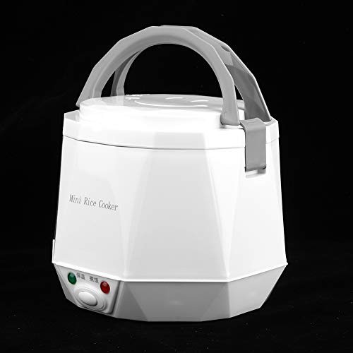 Riuulity 1.6L Portable Car Rice Cooker with Non-Stick Coating and Steaming Plate