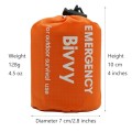 RLXMARTD Orange Emergency Sleeping Bag and Survival Bracelet Set, 1 Pack